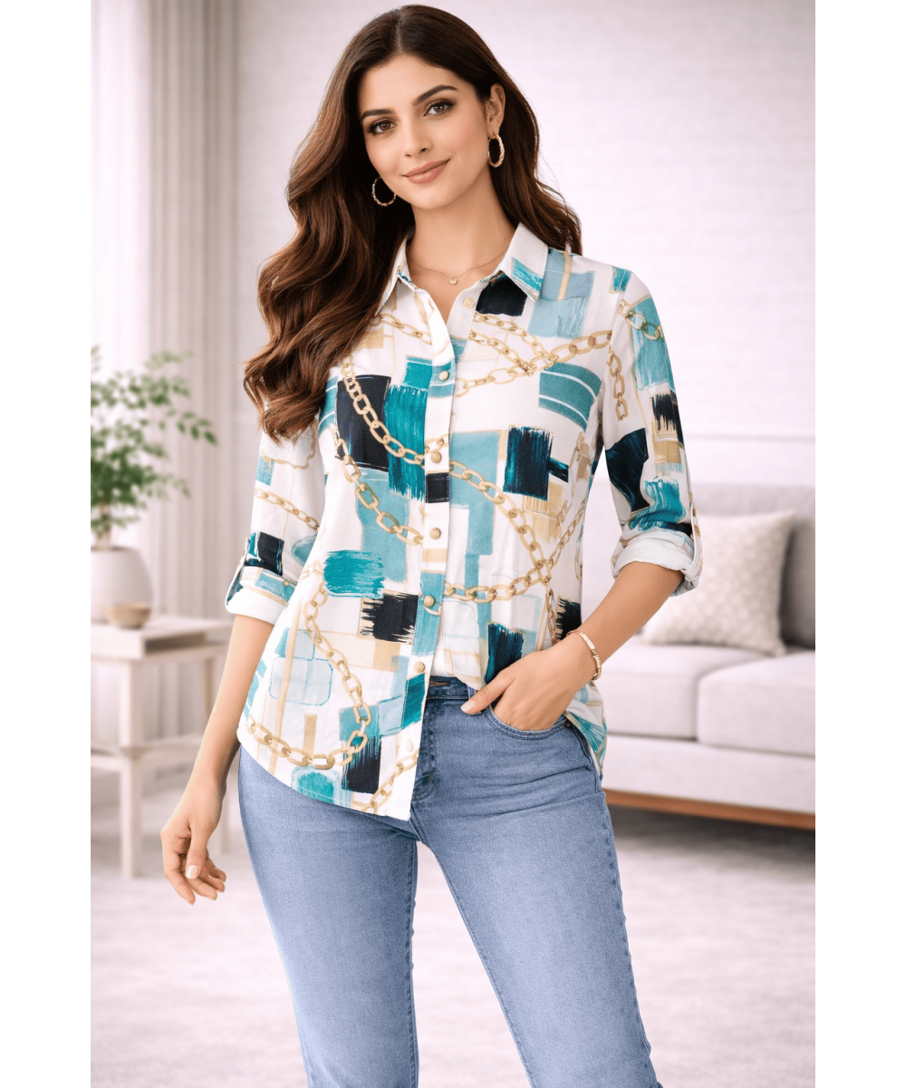 CHIC PRINTED DESIGNER SHIRT