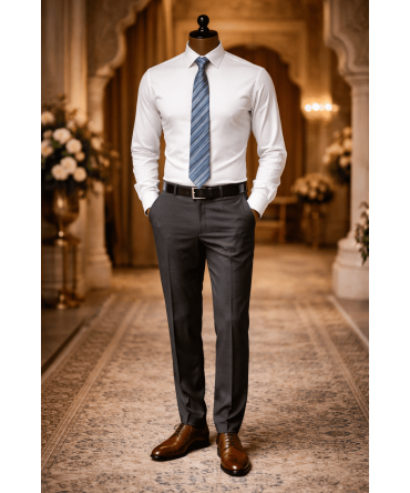 CLASSIC FORMAL SHIRT & TROUSER COMBO