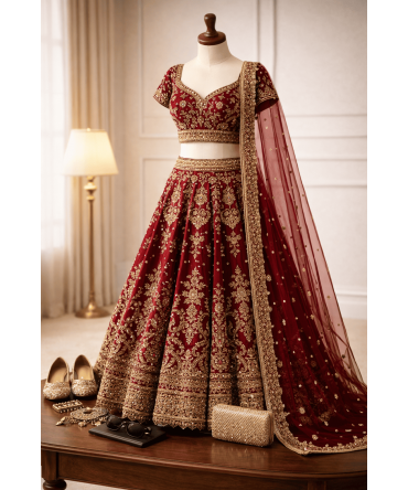 DESIGNER PARTY WEAR LEHENGA