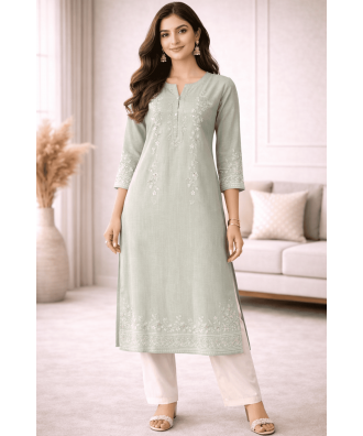 ELEGANT STRAIGHT CUT KURTA