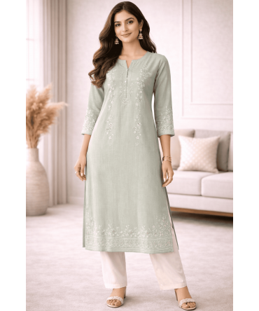 ELEGANT STRAIGHT CUT KURTA