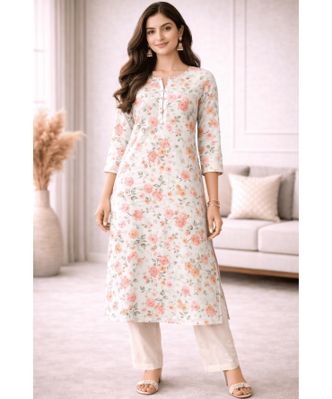 FLORAL PRINTED DAILY KURTA