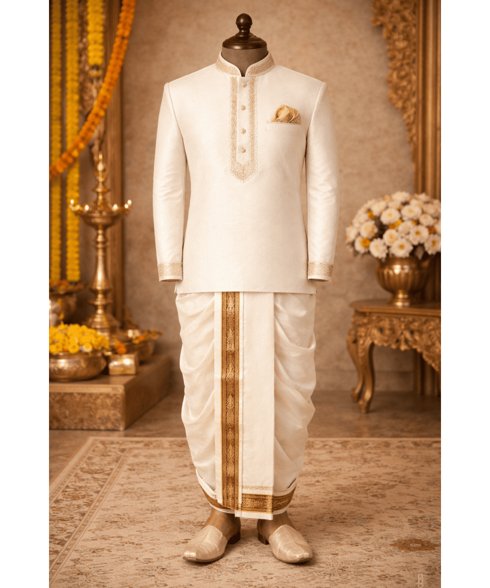 HERITAGE COTTON DHOTI COMBO