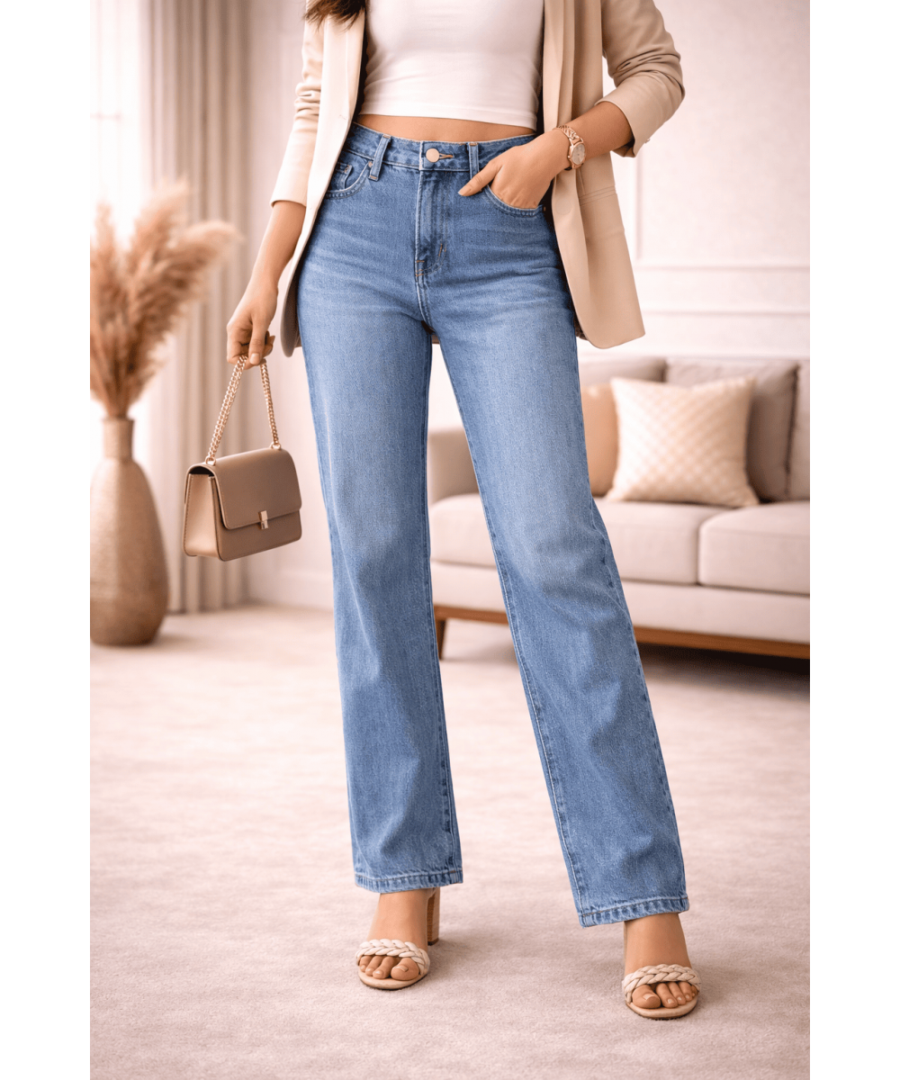 VINTAGE WIDE LEG JEANS